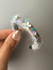 Yarn Floral 1/6 BJD Headband - Handmade Doll Headpiece - ToastDoll