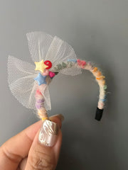 Vibrant Bow 1/6 BJD Headband - Handmade Doll Headpiece - ToastDoll