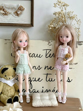 Pink Green Summer 1/6 BJD Set - Handmade Doll Clothes - ToastDoll