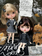 Preppy Pleated Shirt Blythe BJD Set - Handmade Doll Clothes - ToastDoll