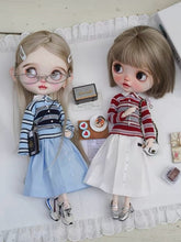 Striped Polo Blythe BJD Outfit - Handmade Doll Clothes - ToastDoll