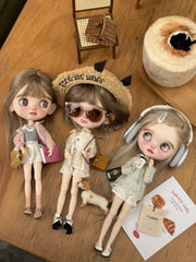 Breezy Sheer Blythe BJD Outfit On Doll Display | ToastDoll
