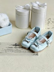 Blue Bow Ballet Mary Jane Blythe Flats | ToastDoll