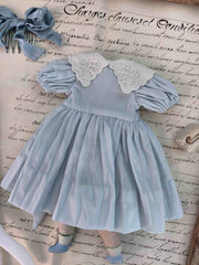 Light Blue Blythe 1/6 BJD Dress Set Flat Lay | ToastDoll