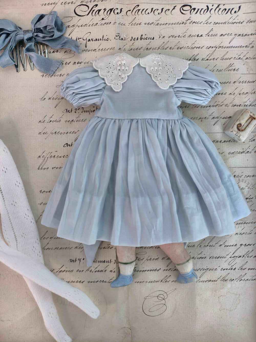 Light Blue Blythe 1/6 BJD Dress Set | ToastDoll