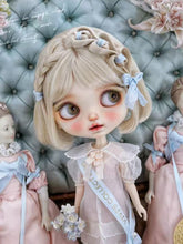 Handmade Blythe/BJD Wig, Bob with Heart/Braids and Bangs