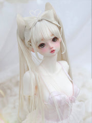 Handmade Blythe/BJD Wig, Twin High Pigtails with Bangs
