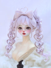 Handmade Blythe/BJD Wig, Twin Heart Braids with Bangs