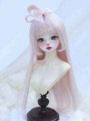 Handmade BJD Wig, Hime Cut with Heart