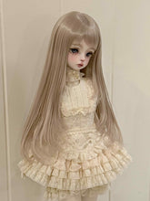 Handmade BJD Wig, Long Layered Straight Hair