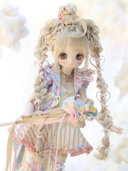 Handmade Blythe/BJD Wig, Twin Braids with Hearts