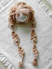Handmade Blythe/BJD Wig, Twin Braids with Hearts