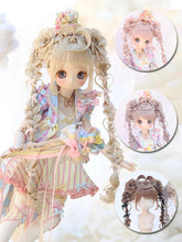 Handmade Blythe/BJD Wig, Twin Braids with Hearts