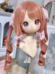 Handmade BJD Wig, Bob with Long Bouncy Waves
