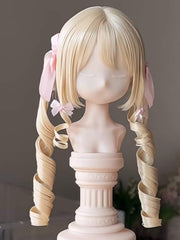 Handmade BJD Wig, Bob with Long Bouncy Waves