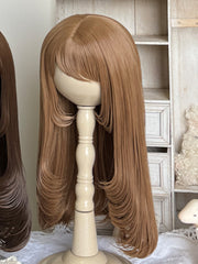 Handmade Blythe/BJD Wig, Long Layered Straight Hair