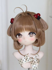 Handmade Blythe/BJD Wig, Short Layered Straight Hair