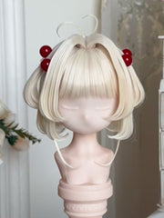 Handmade Blythe/BJD Wig, Short Layered Straight Hair