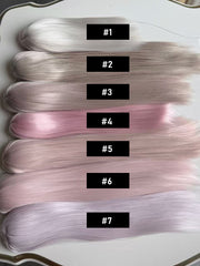 Handmade BJD Wig, Hime Cut Long Hair