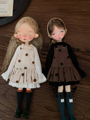 Retro Dot Pinafore Blythe BJD Outfit | ToastDoll