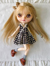 Dotted Pleated Blythe 1/6 BJD Outfit - Handmade Doll Clothes - ToastDoll