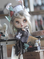 Bunny Carrot Blythe Outfit - Handmade Doll Clothes - ToastDoll