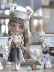 Bunny Carrot Blythe Outfit - Handmade Doll Clothes - ToastDoll