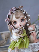 Pansy Floral Blythe Headband - Handmade Doll Headpiece - ToastDoll