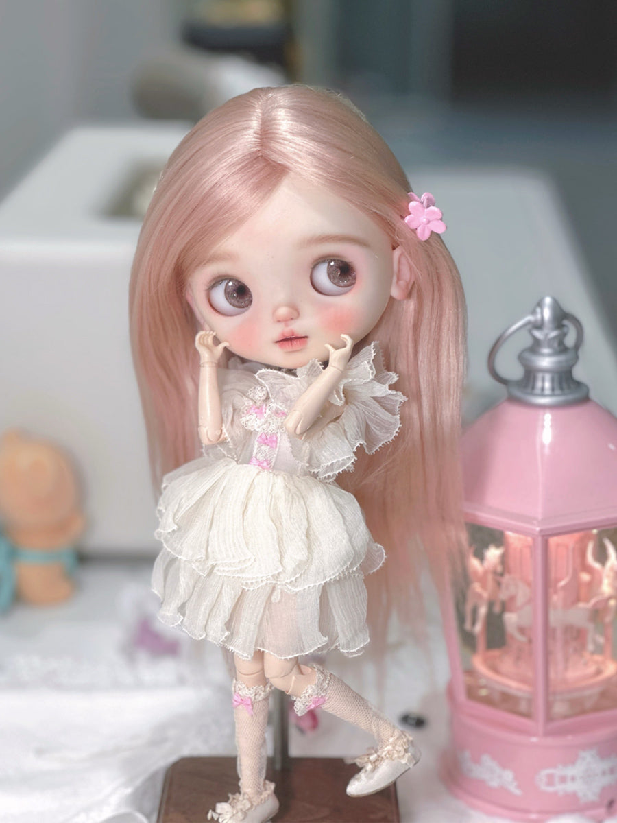 Lace Bow Skirt Blythe Outfit | ToastDoll