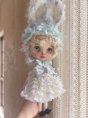 Handmade Outfit for Blythe/Obitsu/Pullip, Bunny Dress Set