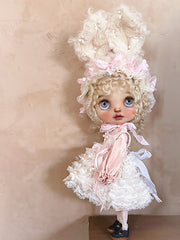 Handmade Outfit for Blythe/Obitsu/Pullip, Bunny Dress Set