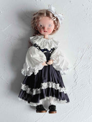 Handmade Outfit for Blythe/Obitsu, Noir Elegance Dress