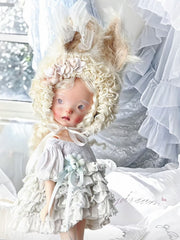 Floral Bunny Blythe 1/6 BJD Set Side View | ToastDoll
