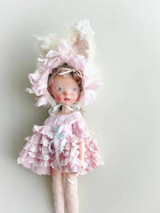 Pink Blue Bunny Blythe 1/6 BJD Set - Handmade Doll Clothes - ToastDoll