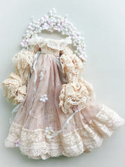 Floral Crown Blythe Set - Handmade Doll Clothes - ToastDoll