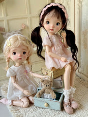 Spring Pink White Blythe BJD Set | ToastDoll