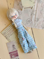 Casual Tee Pants Blythe BJD Set - Handmade Doll Clothes - ToastDoll