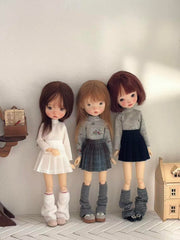 Minimalist Fall Blythe BJD Skirt Set | ToastDoll