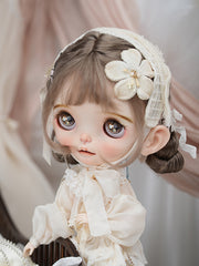 OOAK Custom Blythe Doll For Adoption,Pure White Angel