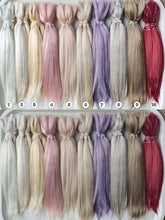 Natural Hand-dyed Mohair for Doll Wig, Mohair Strands Mohair Locks, Straight