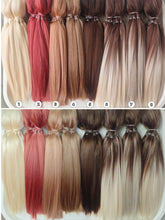 Natural Hand-dyed Mohair for Doll Wig, Mohair Strands Mohair Locks, Straight
