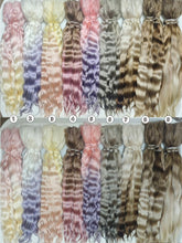 Natural Hand-dyed Mohair for Doll Wig, Mohair Strands Mohair Locks, Curl