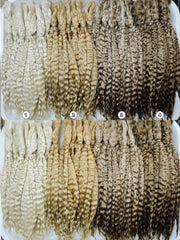 Natural Hand-dyed Mohair for Doll Wig, Mohair Strands Mohair Locks, Curl