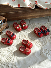 Bow Red Blythe Mary Janes | ToastDoll