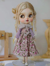 Pink Purple Floral Knit Blythe Outfit | ToastDoll