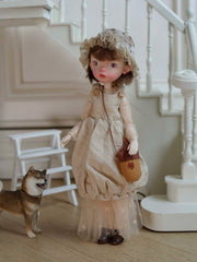 Beige Miss Jellyfish Blythe 1/6 BJD Outfit | ToastDoll
