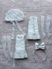 Elegant Satin Blythe 1/6 BJD Set Flat Lay | ToastDoll