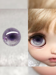 Handmade Blythe Eyechips, Purple Tone, Realistic