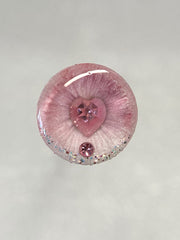 Handmade Blythe Eyechips, Pink Tone, Heart