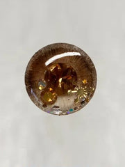 Handmade Blythe Eyechips, Brown Tone, Snow